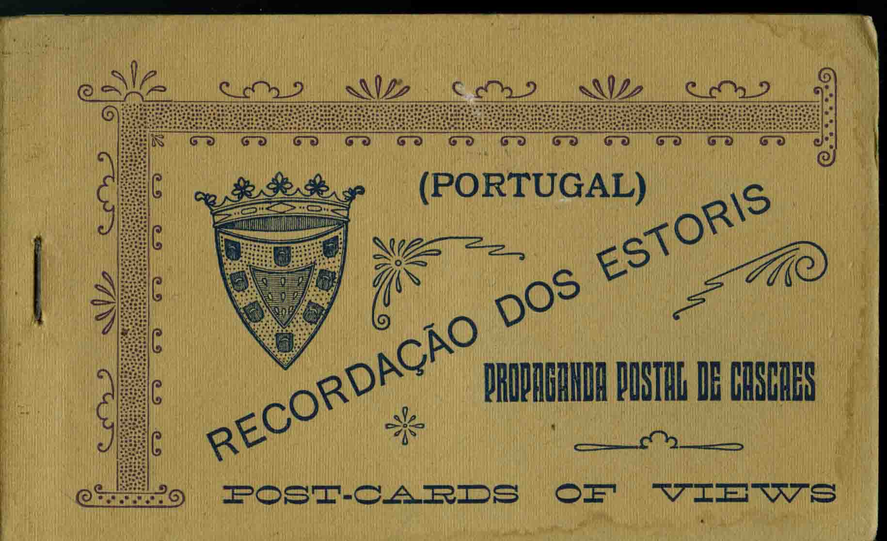 Conjunto de 9 postais do Estoril, anos 20